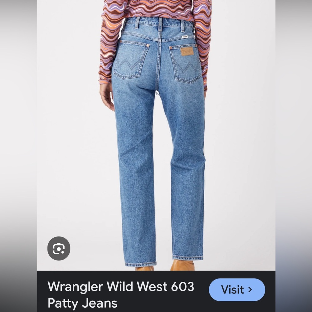 NWT Wrangler Wild West 603 high rise straight leg jeans